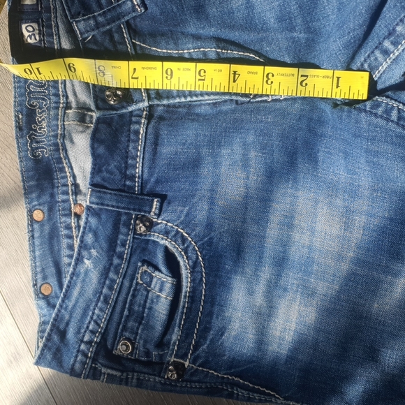 Vintage Low Rise Miss Me Skinny Jeans Lightly Distressed 98% Cotton - Picture 9 of 12
